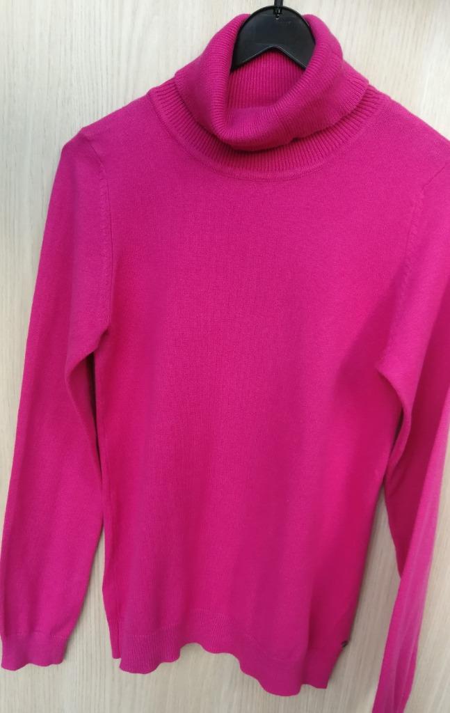 Warme fuchsia coltrui - Tex - maat 146-152 (als NIEUW), Tex, Meisje, Trui of Vest, Ophalen of Verzenden