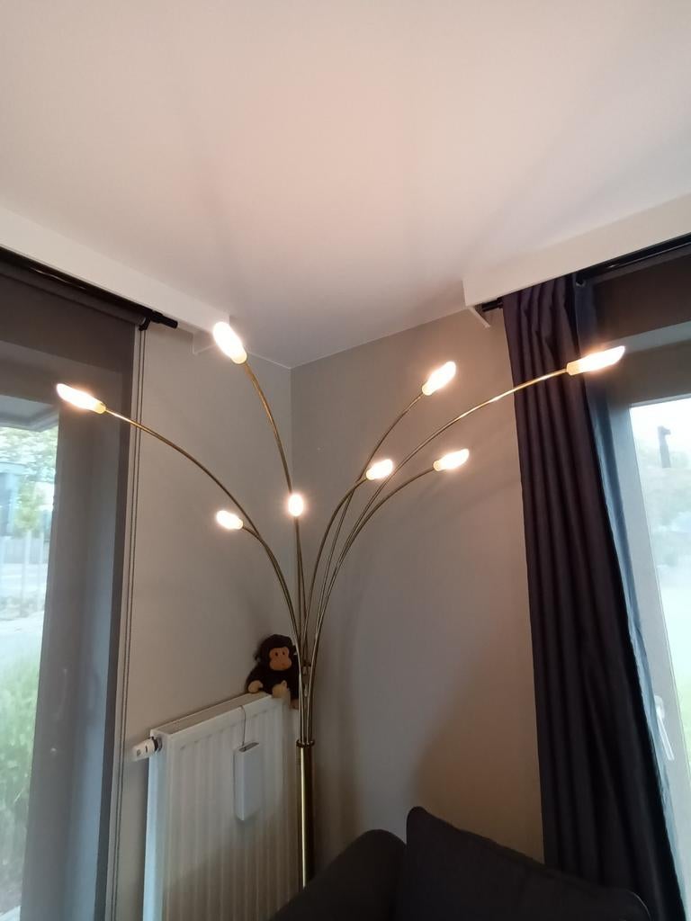 Lampadaire italien des années 1960 - Laiton et marbre, Enlèvement