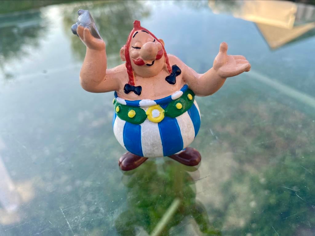Bully 1990 PVC figurine Obélix, Ophalen of Verzenden, Asterix en Obelix