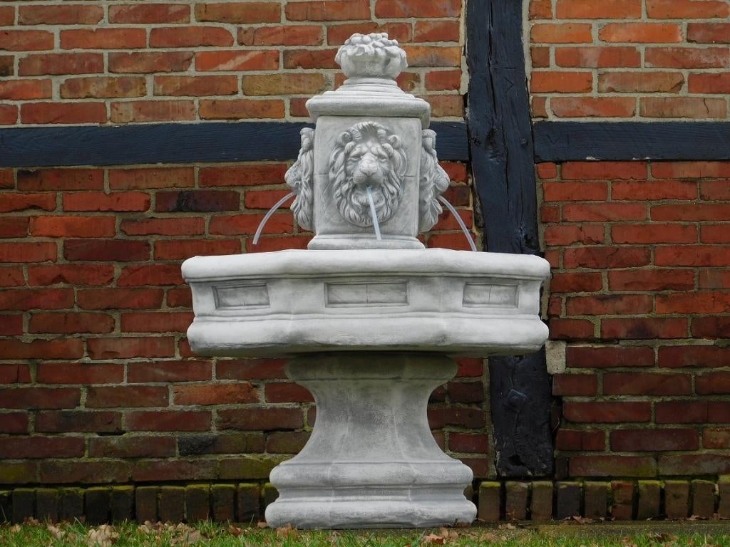 Fontaine Lion XL - 125 cm - Pierre, Enlèvement ou Envoi, Autres matériaux, Fontaine