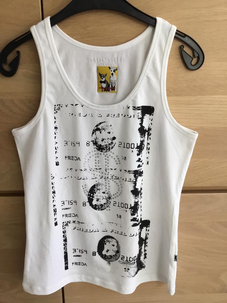 Top FRIEDA & FREDDIES New York, Maat 38/40 (M), Wit, Ophalen of Verzenden, Zo goed als nieuw