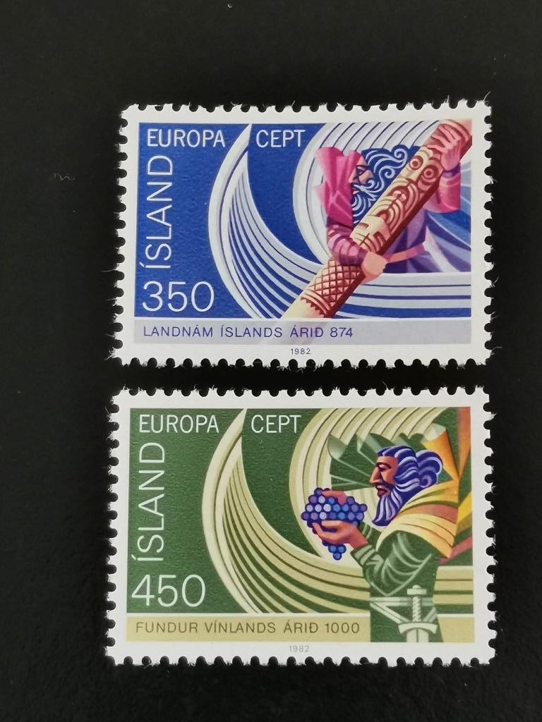 Ijsland 1982 - Europa CEPT **, Postzegels en Munten, Postzegels | Europa | Scandinavië, Ophalen of Verzenden, IJsland, Postfris