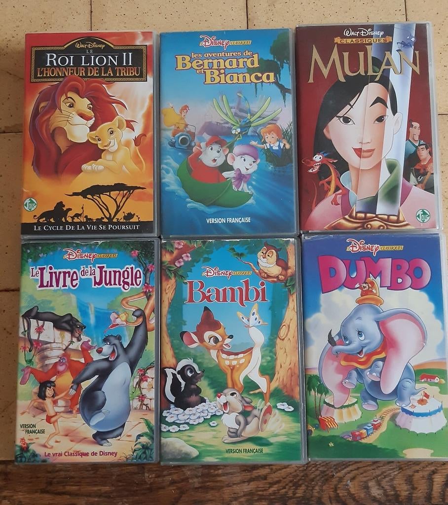 Cassettes vidéo de Walt Disney, Enlèvement ou Envoi, Comme neuf