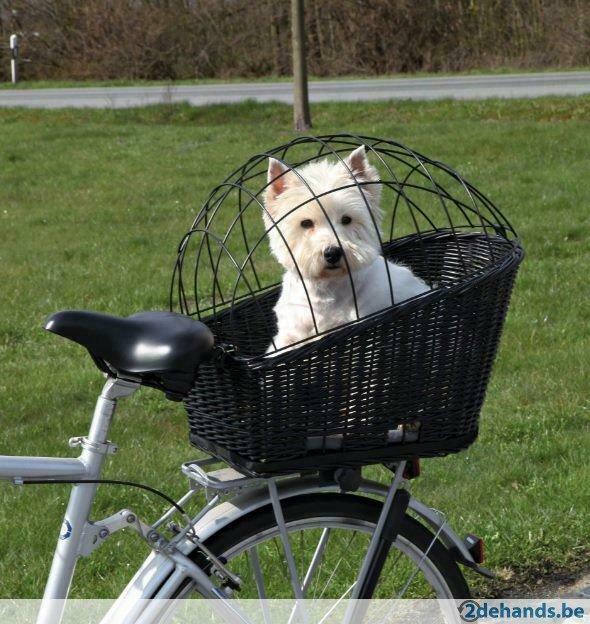 Panier à vélo avec grille noire pour porte-bagages, Animaux & Accessoires, Enlèvement, Neuf
