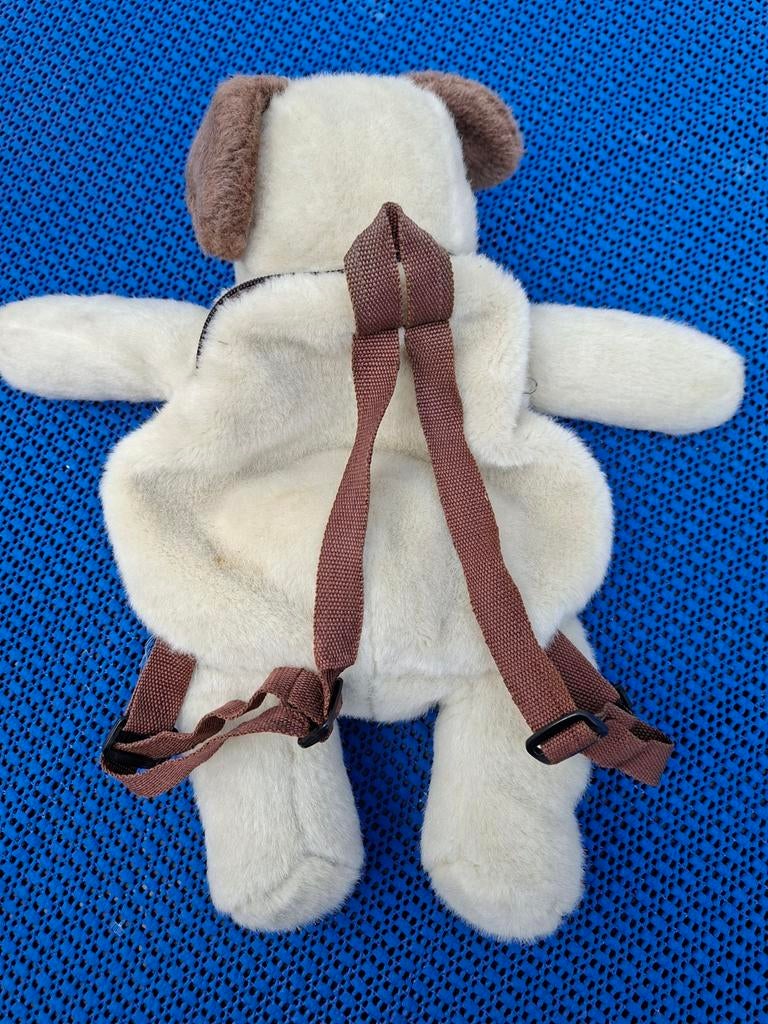 Rugzakje pluchen hond, Ophalen, Nieuw, Hond