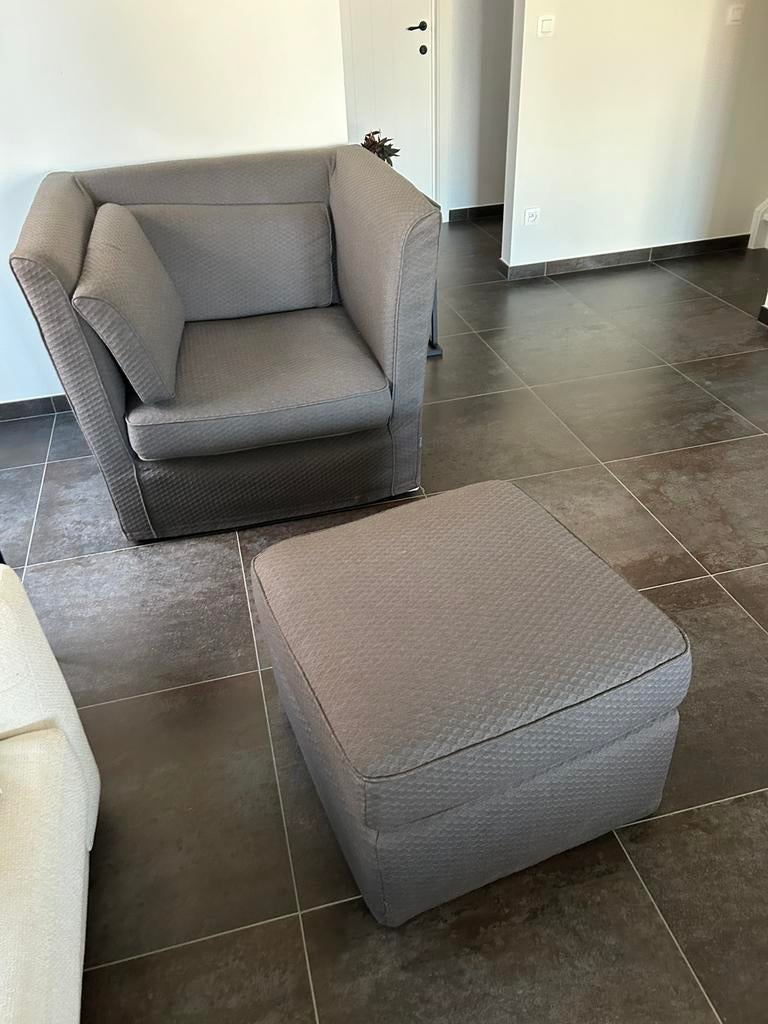 Gloednieuwe prachtige eenpersoons relaxzetel taupe kleur, Ophalen, Minder dan 75 cm, Nieuw, Minder dan 150 cm