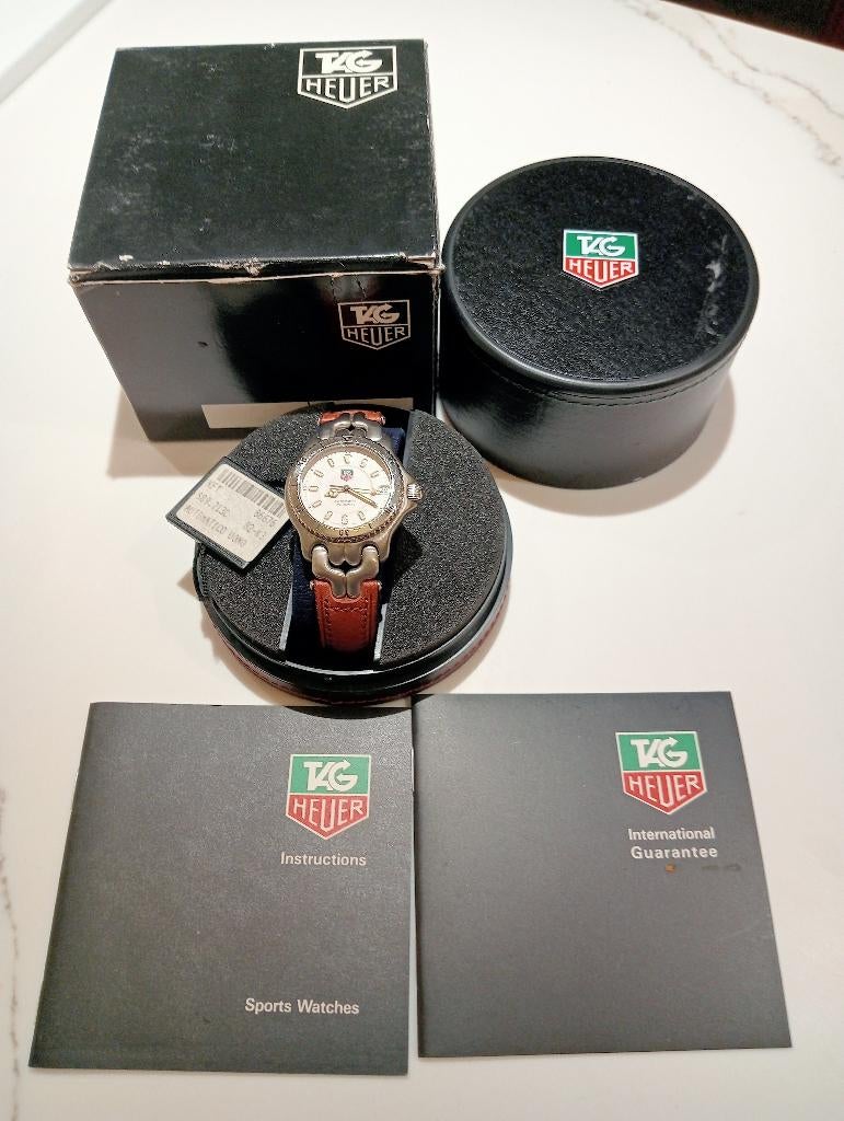 Tag Heuer S/EL Automatic NEUVE, Enlèvement ou Envoi, Cuir, Acier, TAG Heuer