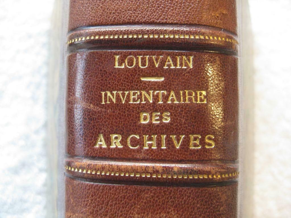 Louvain – archives communales – J. Cuvelier - EO 1929/30/32, Enlèvement ou Envoi, Utilisé