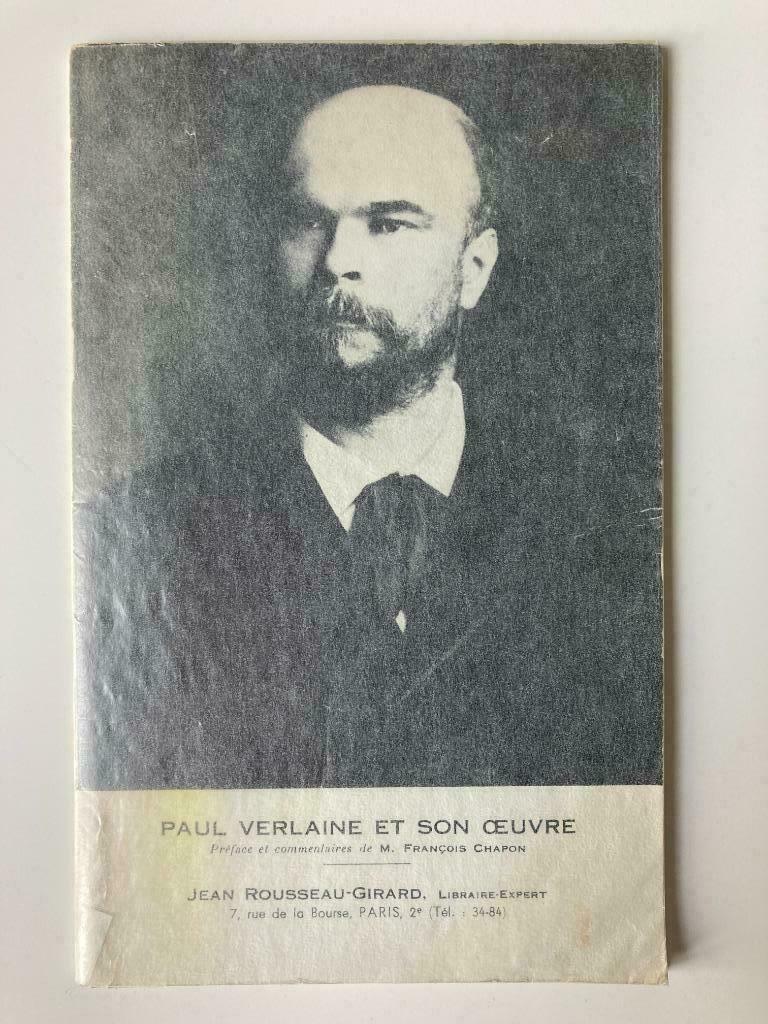 Paul Verlaine et son oeuvre, Ophalen of Verzenden