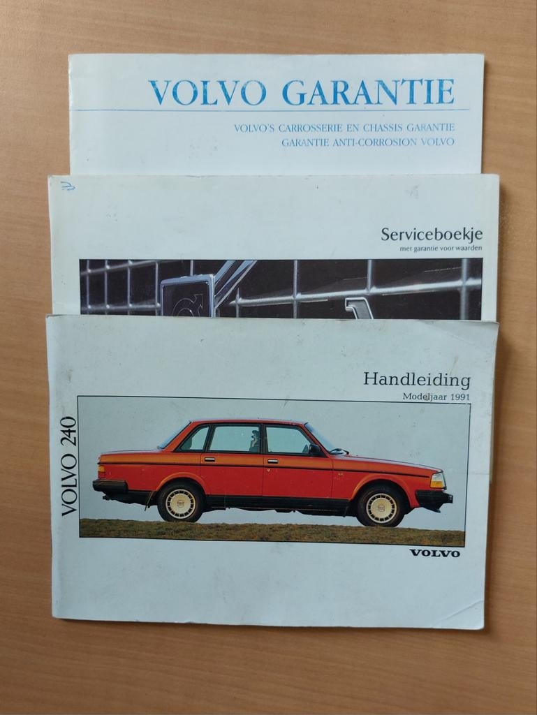 Notice d'utilisation Volvo 240 en néerlandais, Enlèvement ou Envoi