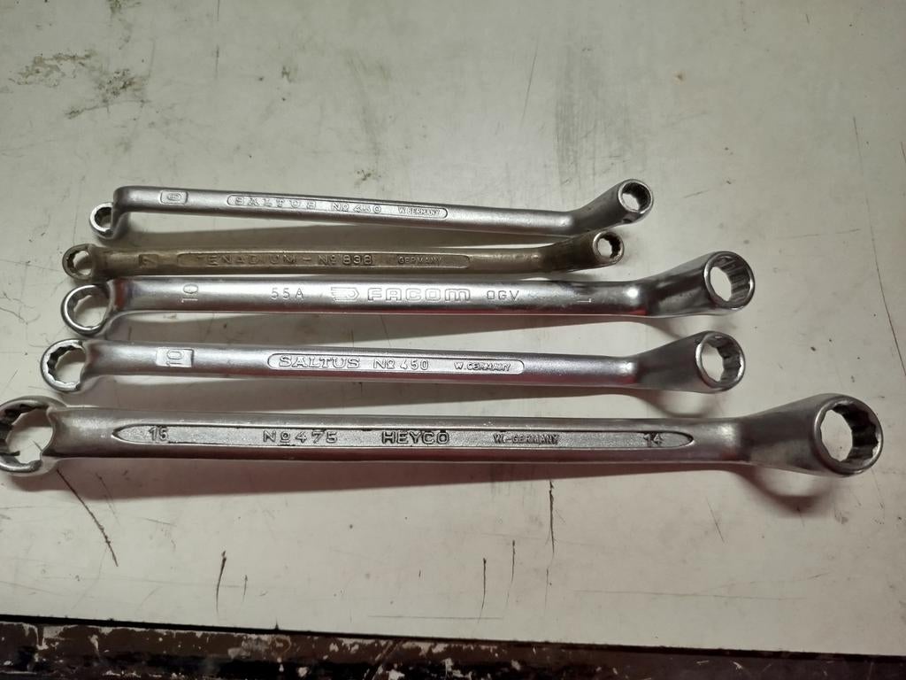 Lot de clés polygonales contre coudées, Ophalen