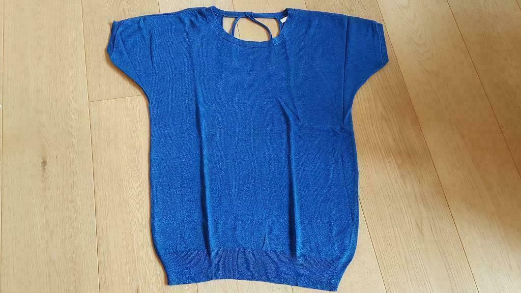 Blauwe blouse 'Lola&Liza' (maat: 38), Maat 38/40 (M), Ophalen of Verzenden, Gedragen, Blauw