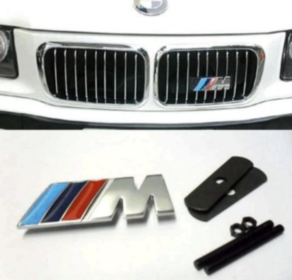 BMW M logo grill embleem badge tuning - NEW, Ophalen of Verzenden