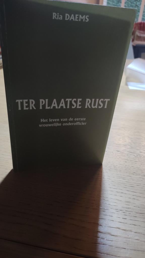 Ter plaatse rust. Rust ter plaatse. MILITAIRES UNIQUEMENT, Enlèvement ou Envoi, Utilisé