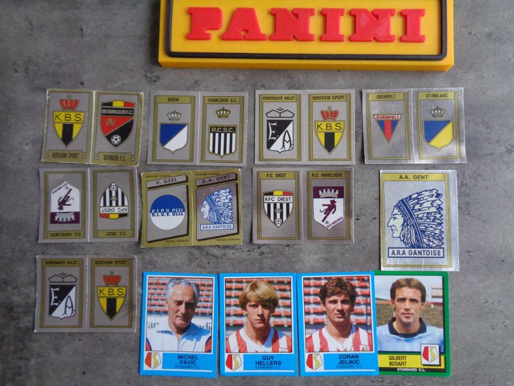 AUTOCOLLANTS PANINI FOOTBALL, mélange des années 80, Envoi