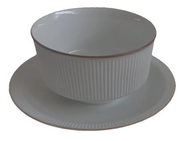 Arzberg 2075 Decor 3535 Bol à sauce Juskom 45 cl, Uni, Comme neuf, Récipient(s), Porcelaine