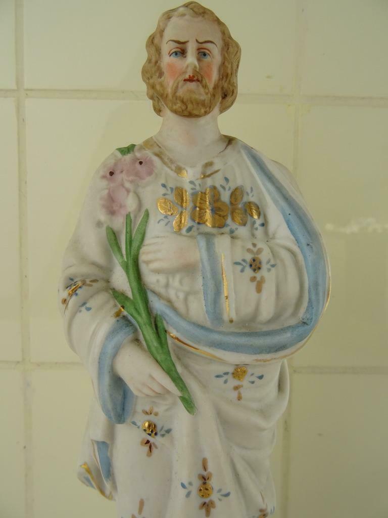 Antiek beeld Heilige Jozef beeld Jozef antiek Jugendstil, Ophalen of Verzenden