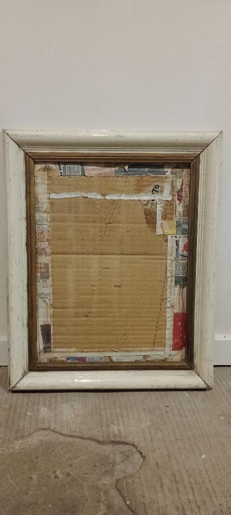 Cadre vide ancien 43x52, 32x42, c15, Enlèvement ou Envoi, Utilisé, Bois