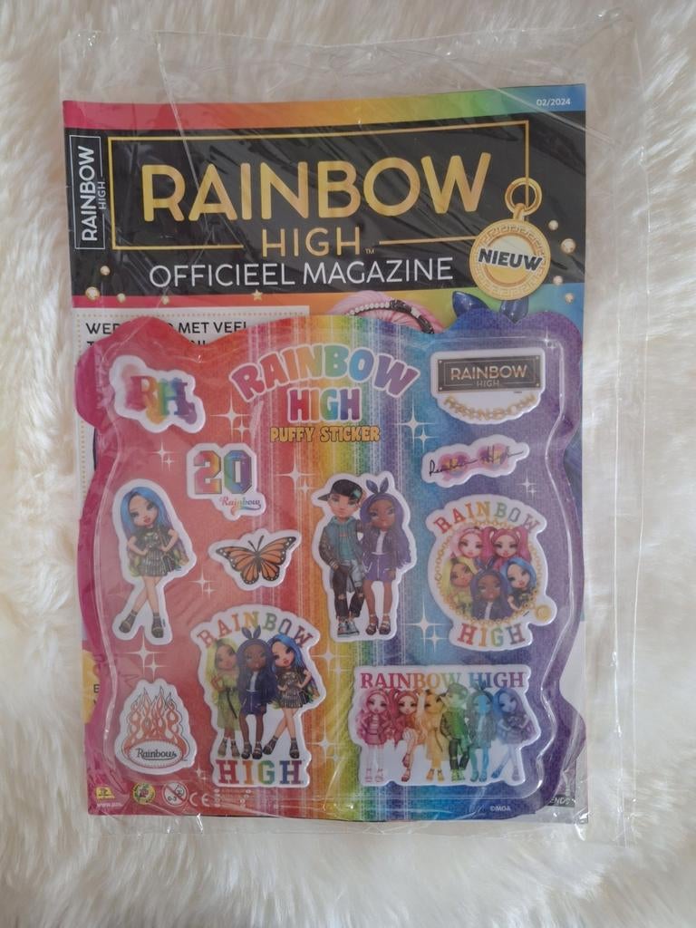 Rainbow High magazine 02/2024 met puffy stickers, Boeken, Ophalen of Verzenden, Nieuw, Overige typen