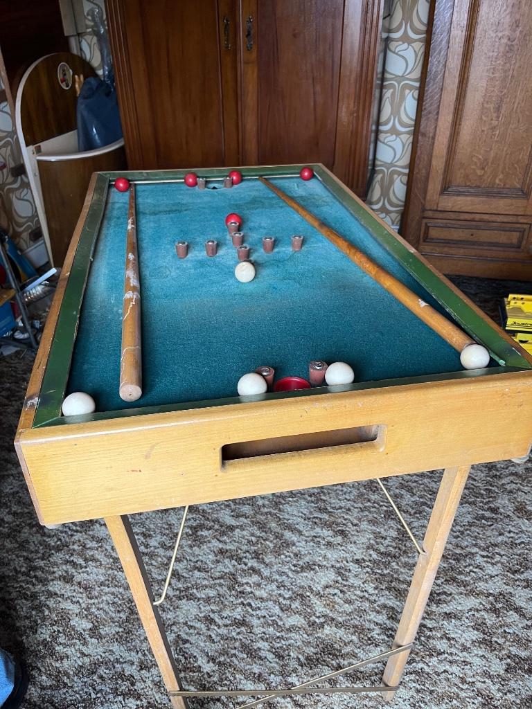 Billard à bouchon pour enfants 1950', Ophalen, Gebruikt, Biljarttafel