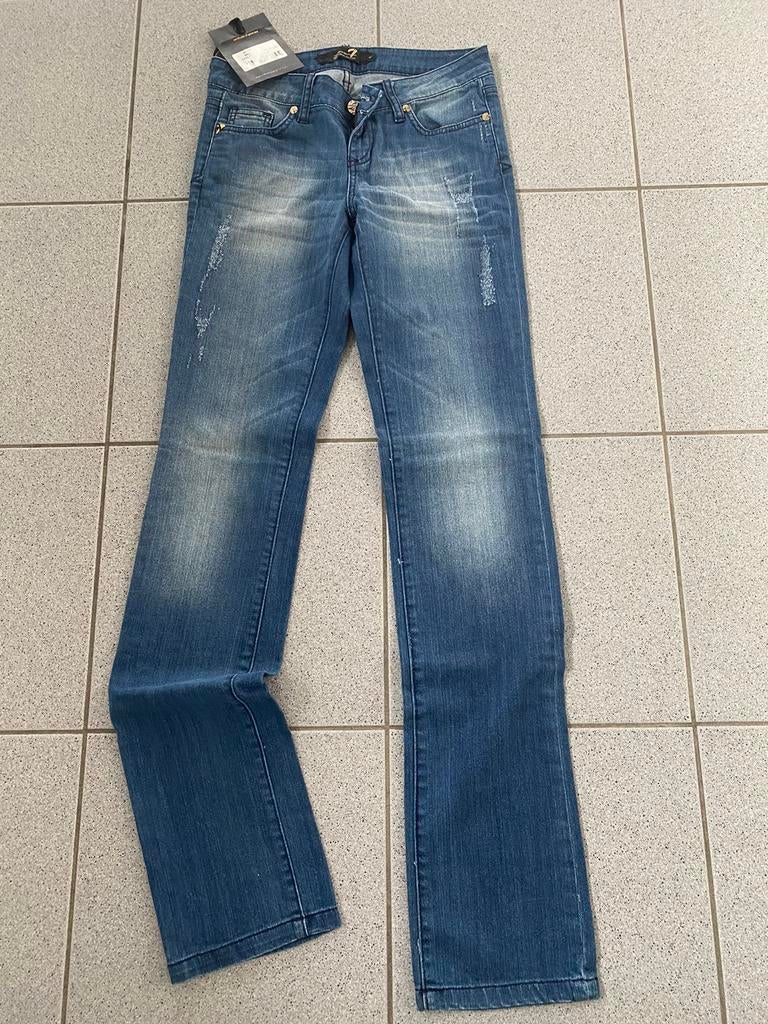 Nieuwe blauwe jeansbroek van Seven maat 26, Kleding | Dames, Blauw, Nieuw, Ophalen of Verzenden, W27 (confectie 34) of kleiner