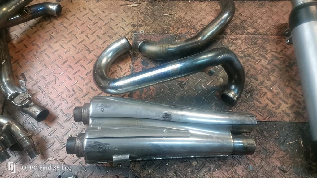 Harley Davidson voorste uitlaat bochten v-rod, Ophalen of Verzenden