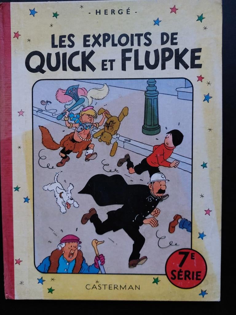 TINTIN HERGÉ Quick et Flupke 7e série 1956, Enlèvement ou Envoi