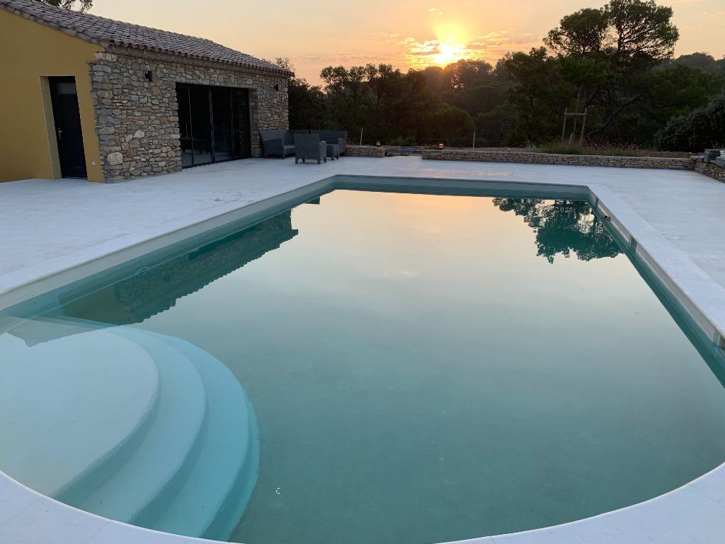 Sud france Gard:Villa 9 pers pisc priv poolhouse ping boules, Vacances, Maisons de vacances | France, Propriétaire, Campagne, 4 chambres ou plus