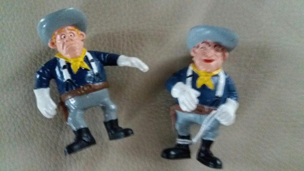 IK ZOEK :  Lucky Luke figuurtjes - Sleich / 1984, Ophalen of Verzenden, Gebruikt