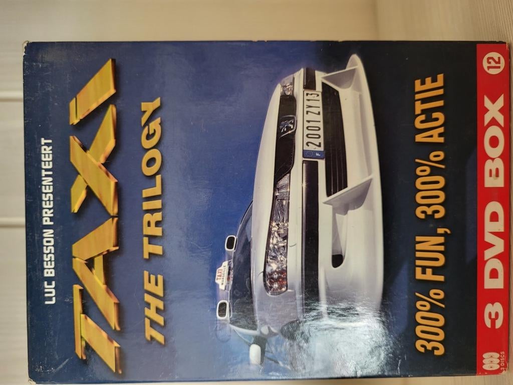 Dvd box taxi trilogy, Cd's en Dvd's, Ophalen of Verzenden, Zo goed als nieuw