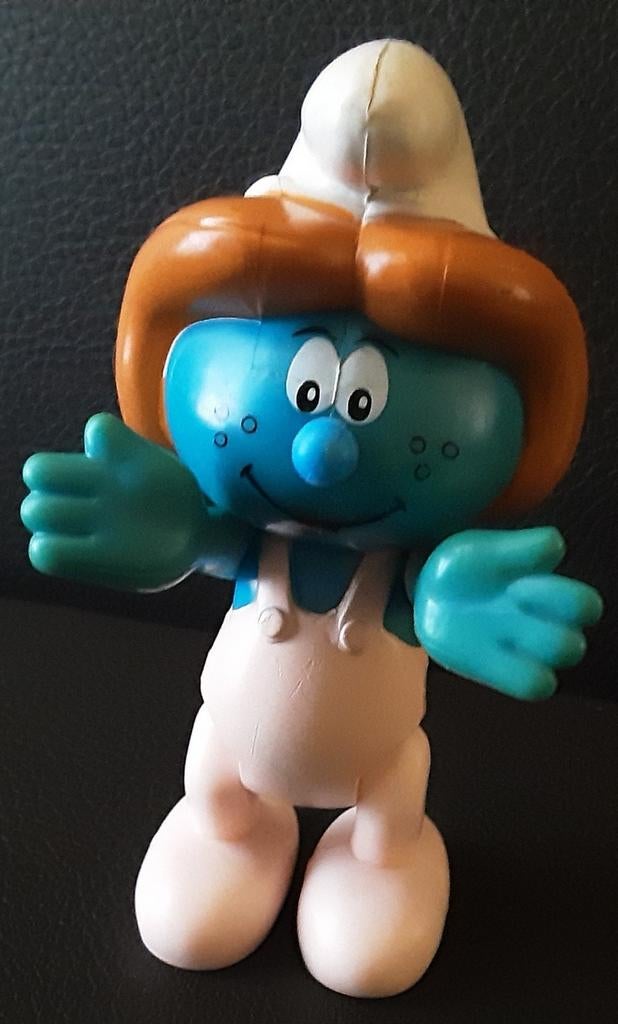 Figurine schroumpfette 10 cm, Collections, Schtroumpfs, Enlèvement ou Envoi, Utilisé, Schtroumpfette