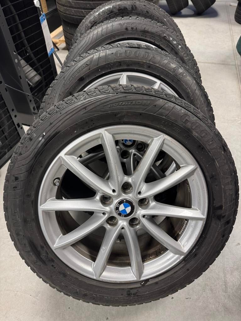 4 Jantes alu pneus hiver 17 bmw x1/x2, Enlèvement, 17 pouces, Pneus hiver, Pneu(s)