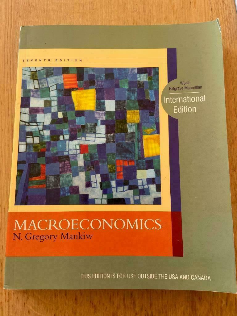 Macroeconomics by N. Gregory Mankiw, Livres, Comme neuf, Économie et Marketing, Macmillan