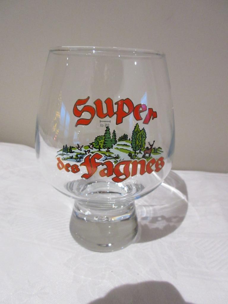 Bierglas SUPER des FAGNES 25 cl bier, Verzamelen, Biermerken, Ophalen