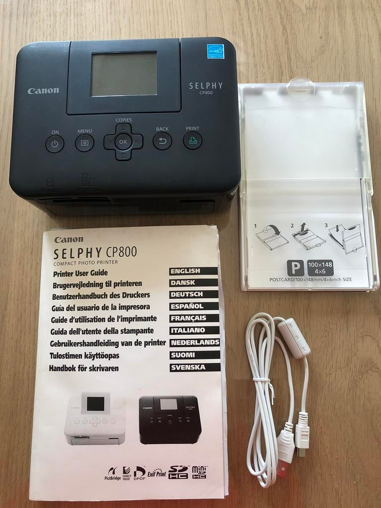Canon selphy foto printer CP 800, Enlèvement ou Envoi