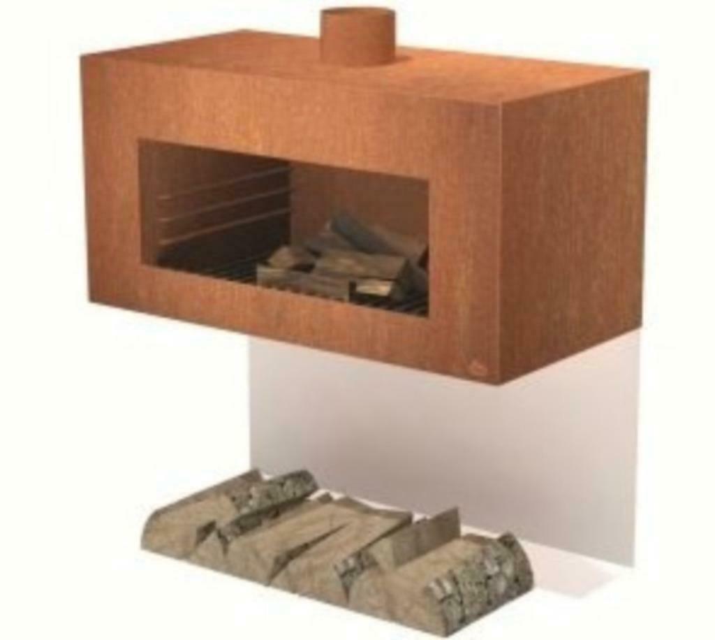 cortenstaal buitenhaard / tuinhaard ENOK, Verzenden, Nieuw, Wand