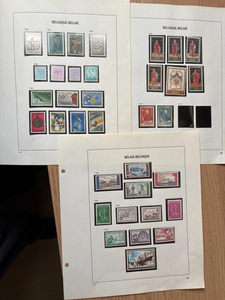 Postzegels België 1962 / 1981 postfris, Timbres & Monnaies, Timbres | Albums complets & Collections, Enlèvement ou Envoi