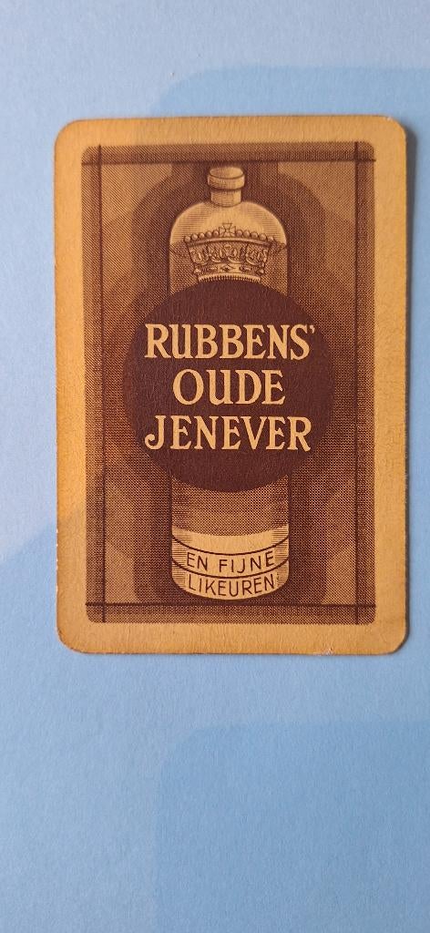 Carte à jouer Zele — Genièvre Rubbens, brun a_58, Enlèvement ou Envoi, Utilisé, Carte(s) à jouer
