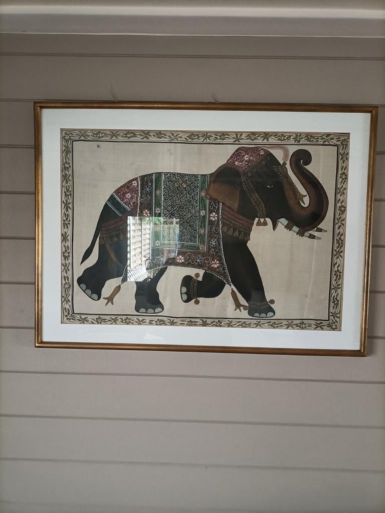 Tekening uit India, Ophalen