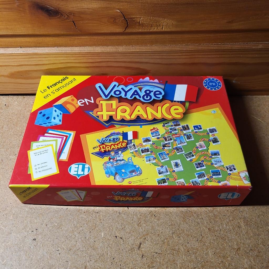 Frans educatief spel: Voyage en France, Ophalen of Verzenden, Zo goed als nieuw, Taal en Lezen