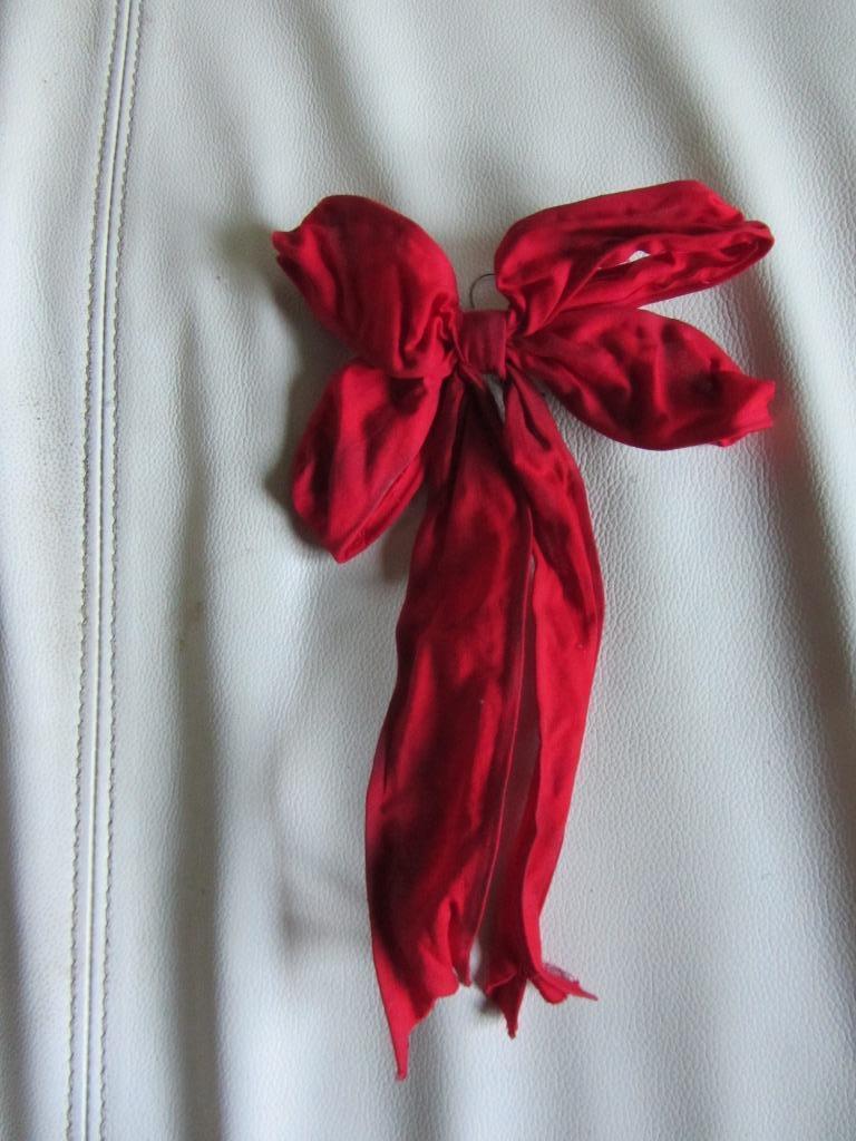 Déco noël -5 nœuds rouges, Enlèvement, Neuf