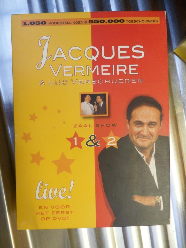 dvd box jaques vermeire en luc verschuren zaalshow 1 en 2, Tous les âges, Envoi, Comme neuf, Coffret