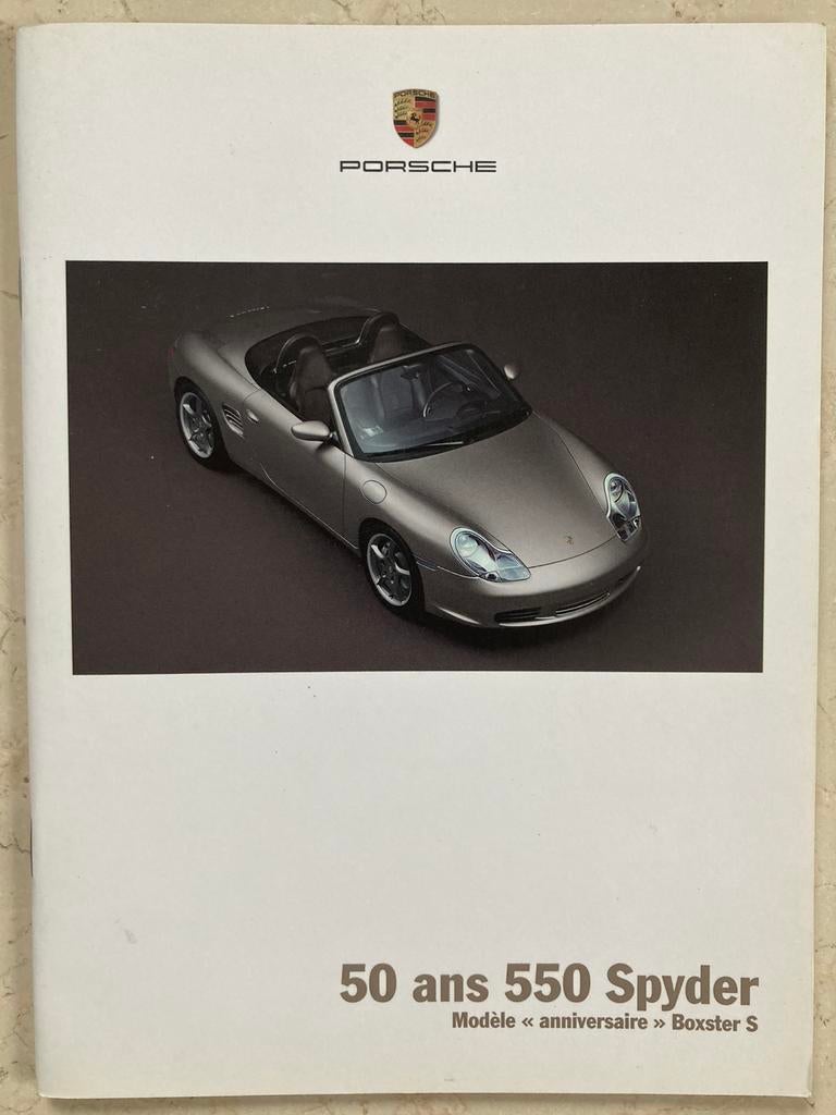 Catalogue Porsche Boxster 50 ans 550 Spyder 2003, Enlèvement ou Envoi, Comme neuf, Porsche