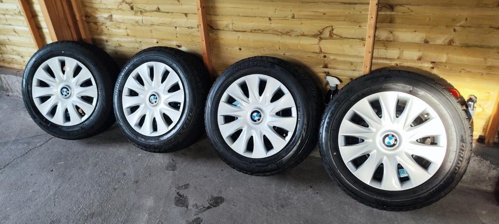 Banden met BMW velgen, Auto-onderdelen, Ophalen, Gebruikt, 16 inch, 205 mm