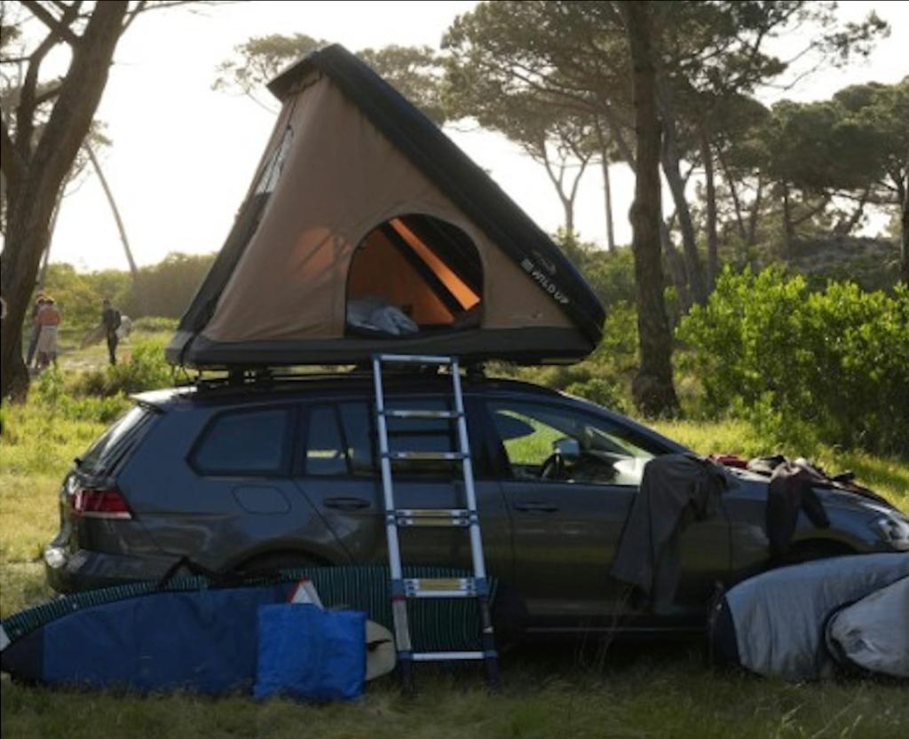 Location Tente de toit via roofwander, Caravanes & Camping, Enlèvement, Comme neuf, Jusqu'à 2