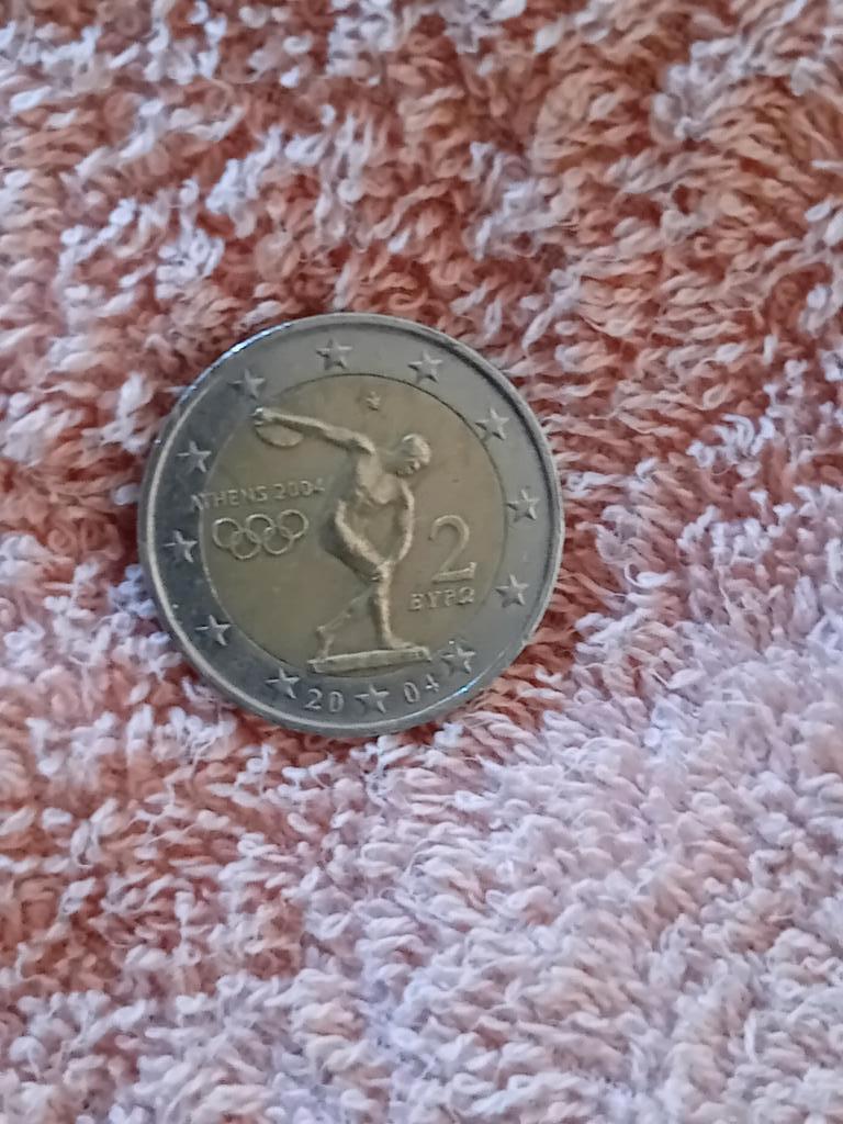 €2 herdenking Griekenland van 2004, Ophalen of Verzenden, Griekenland, 2 euro, Losse munt