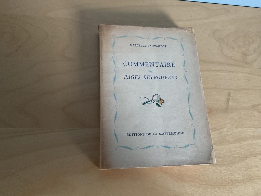 Genummerd boek van Marcel Sauvageot, Ophalen of Verzenden, België