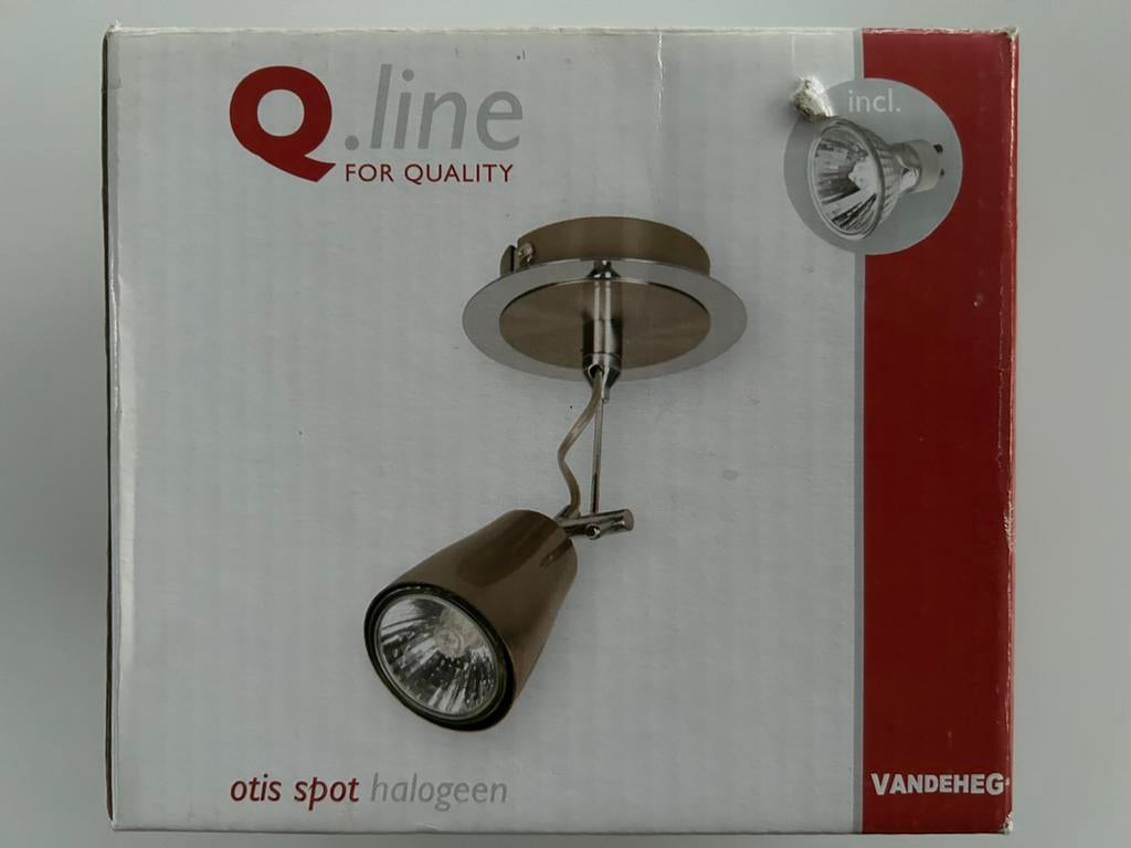 Q.line Otis Spot VandeHeg NOUVEAU, Neuf, Enlèvement ou Envoi, Halogène, Spot encastrable ou Spot mural