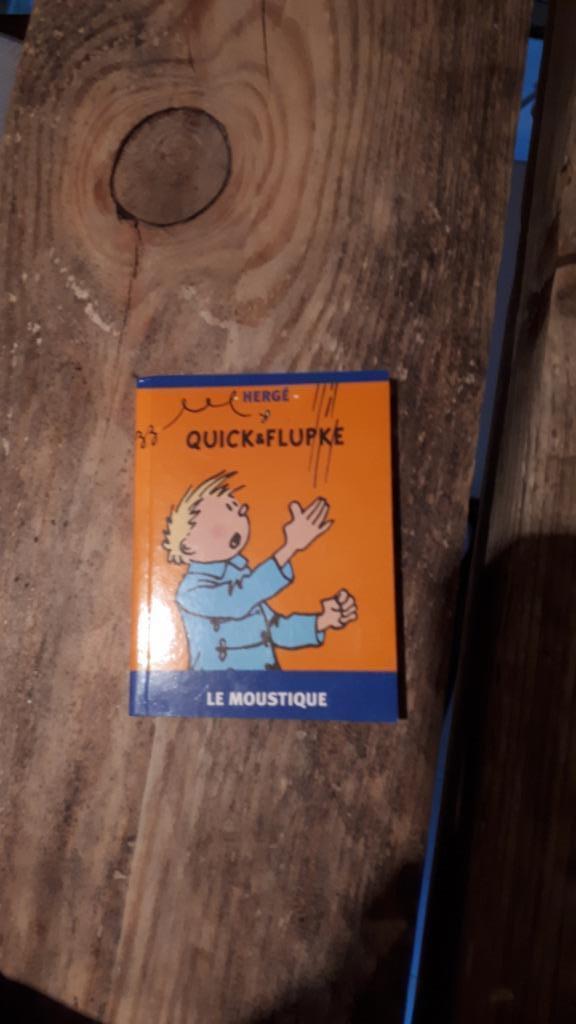 Mini livre quick et flupke, Une BD, Enlèvement, Neuf, HERGE