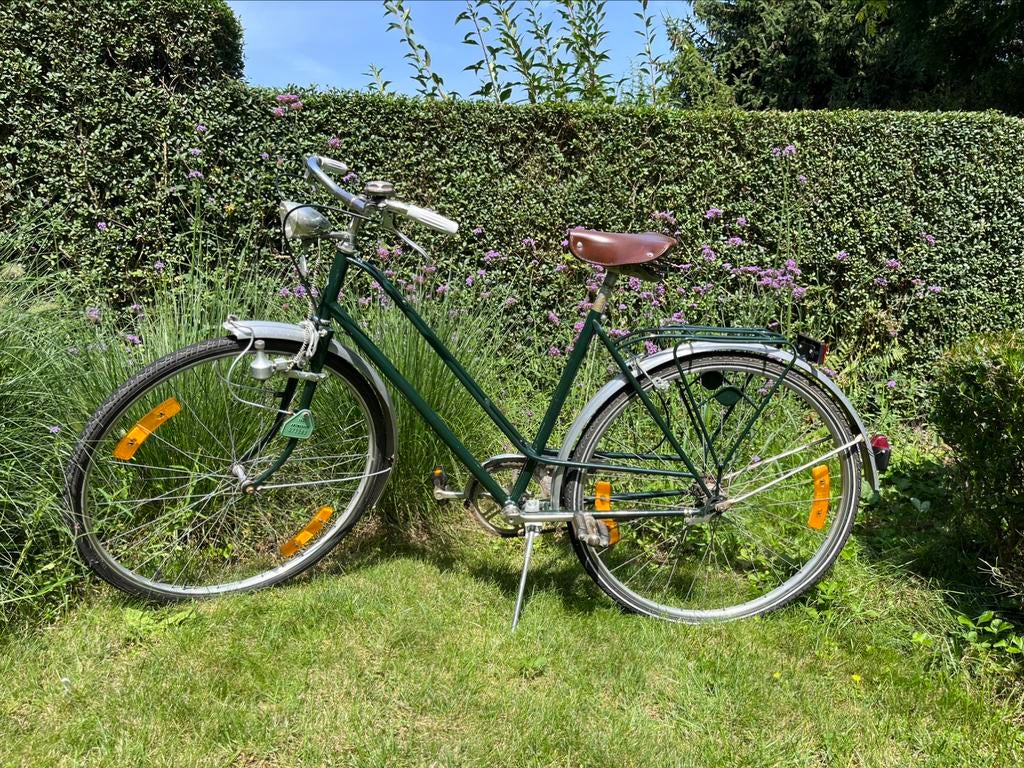 Vintage fiets, Ophalen